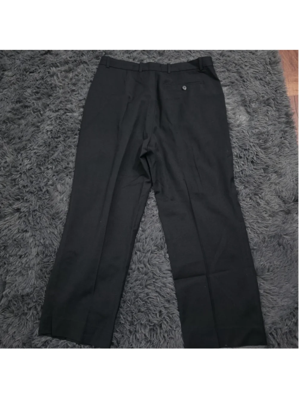 YSL Yves Saint Laurent Dress Pants Slacks Mens 34×26 Gray Wool